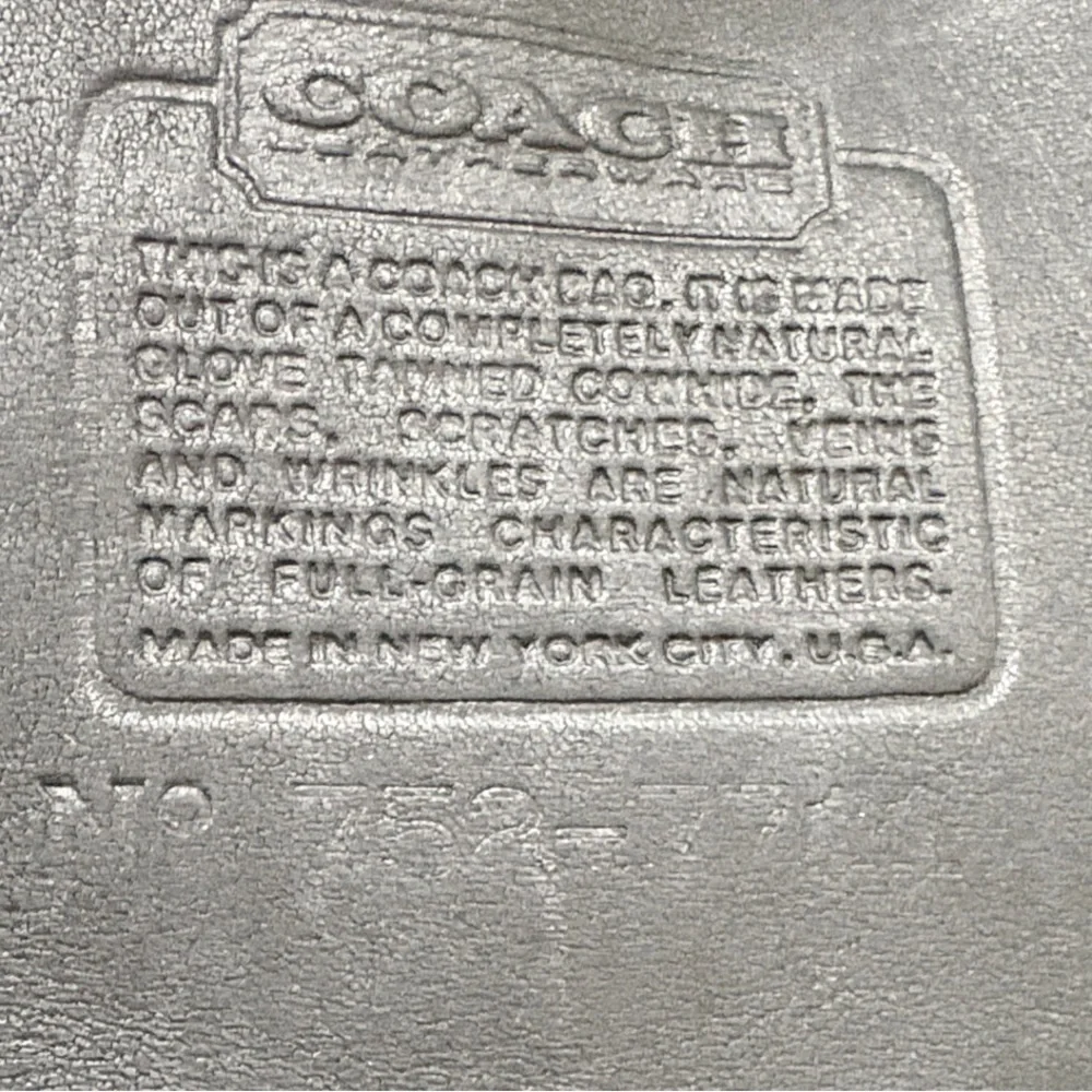 Vintage Coach Bonnie Cashin Era Slim Satchel #7711 or Briefcase - Perfect! - Picture 2 of 10